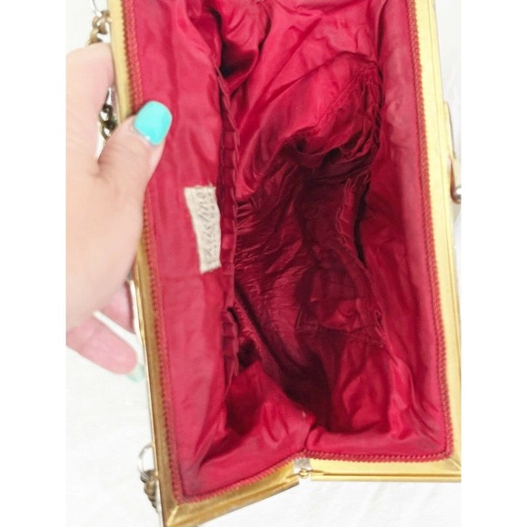 40’s Collectible Detroit Needlepoint Multicolor Handbag by Christine Custom Bags - Picture 10 of 10